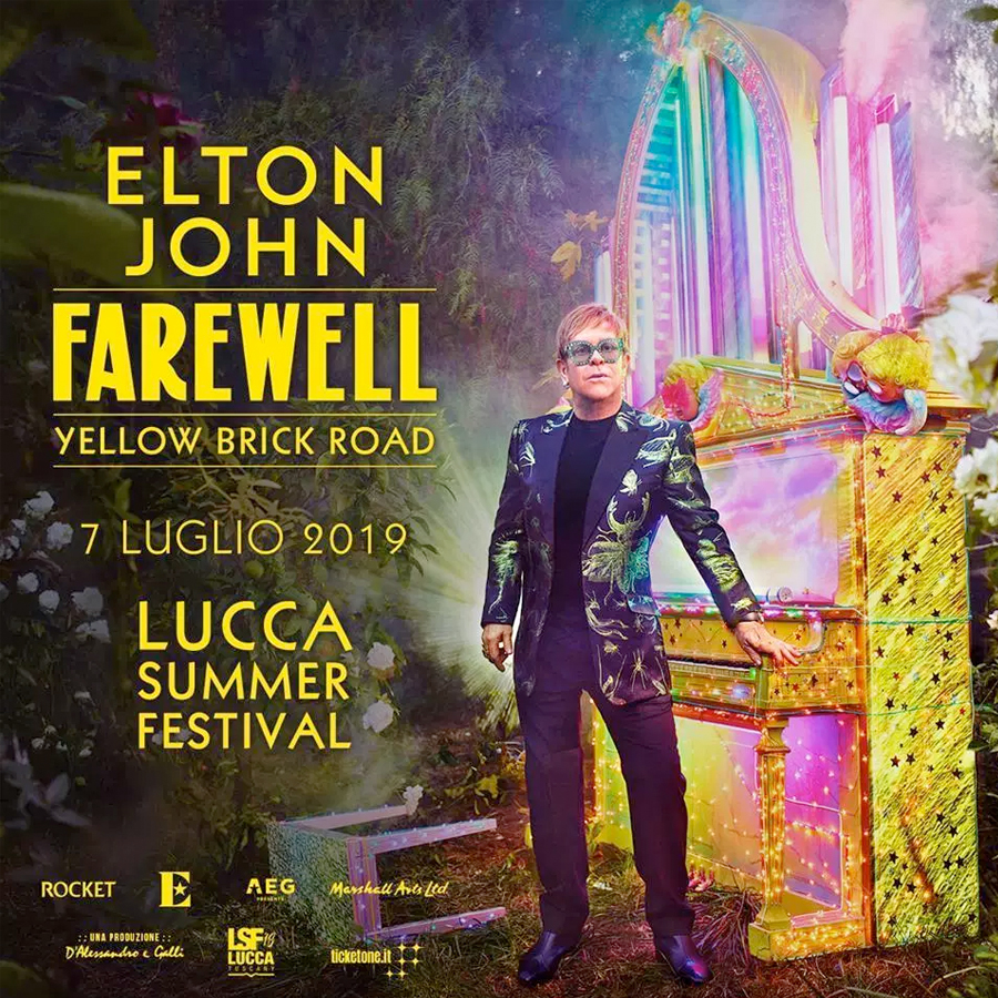 rental motorola two-way radios Elton John Farewell Tour 2019 Lucca